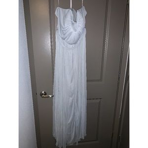 Style-Your-Way 6 Tie Tulle Long Bridesmaid Dress